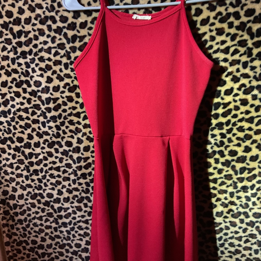 Red dress